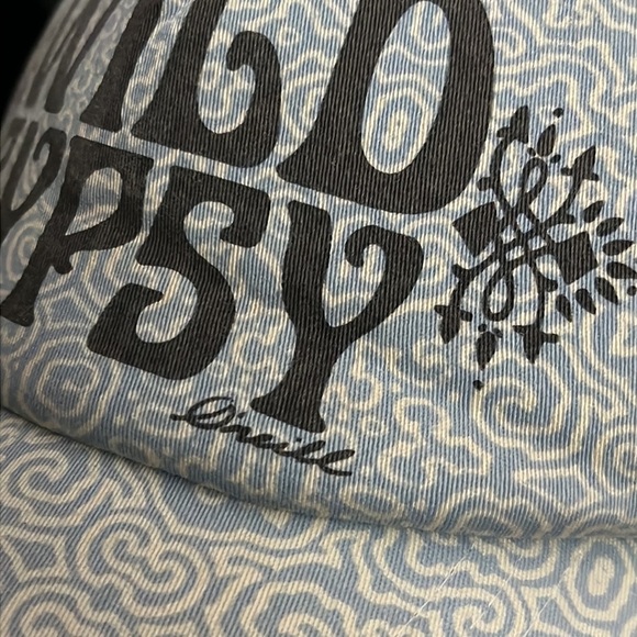 O’Neill BornWild Gypsy Trucker Hat Grey Blue OSFM Adjustable SnapBack NWOT - Picture 6 of 6